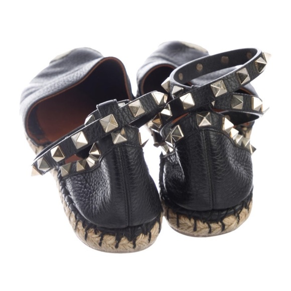 Valentino Rockstud Leather Espadrilles - Picture 4 of 5